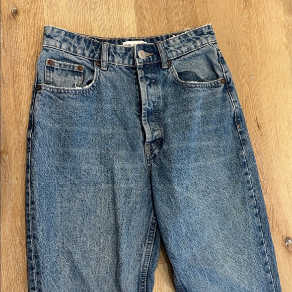 Zara Distressed Women’s Button-fly Jeans Size 4 - Picture 2 of 6